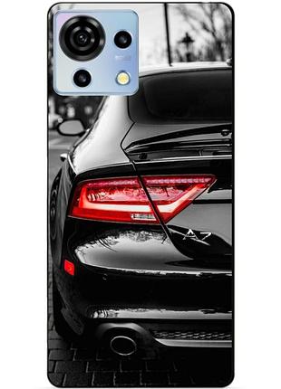 Чехол силиконовый бампер для zte blade v50 vita с рисунком audi ауди машина авто