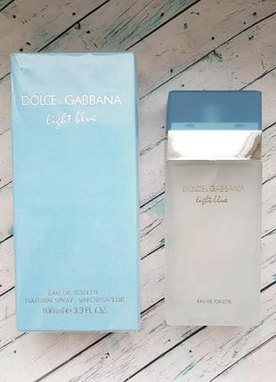 Жіночі парфуми light blue / д г лайт блю/100 ml