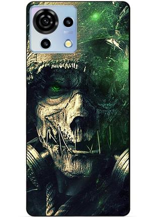Чехол силиконовый бампер для zte blade v50 vita с рисунком сталкер пугало джо́натан крейн бэтмен