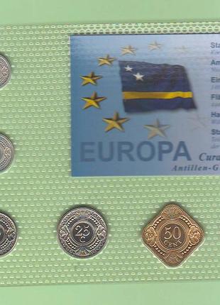 Набор монет кюрасао пластик блистер запайка набор curacao