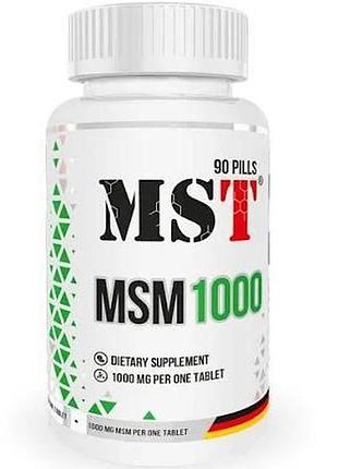 Mетилсульфонілметан mst msm 1000 mg, 90 таблеток
