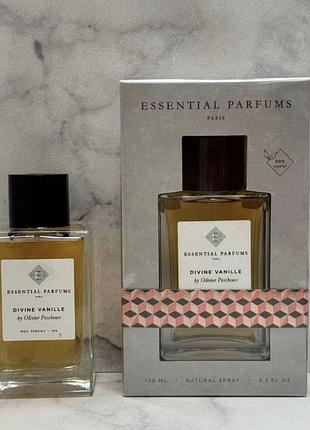 Парфумована вода essential parfums divine vanille (ессенш парфум девон ваніль) 100 мл