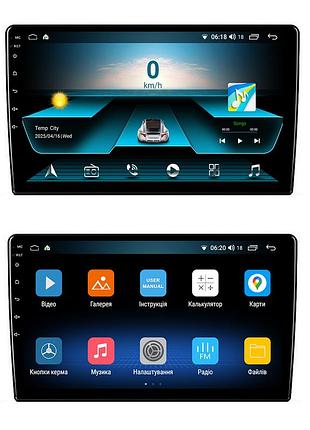 Автомагнітола серії qiv q1 10" 2/64 (10", ips, 4core, 2/64gb, carplay/android auto)