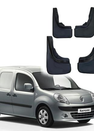 Резиновые бризговики renault kangoo (2008+) комплект 4шт