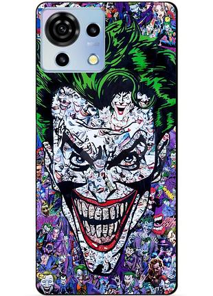 Чехол силиконовый бампер для zte blade v50 vita с рисунком джокер joker