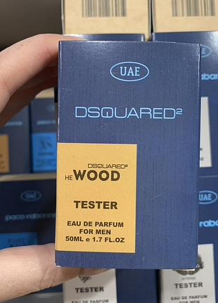 Тестер мужская туалетная вода dsquared2 he wood / дискваред хи вуд / 50 мл.