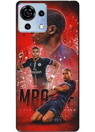 Силіконовий бампер чохол для zte blade v50 vita з малюнком мбаппе псж mbappe