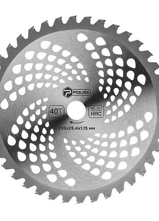 Диск для триммера polax 225х25,4 мм 40т (70-092)