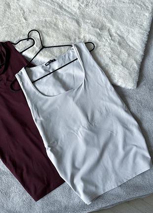 Серая майка zara