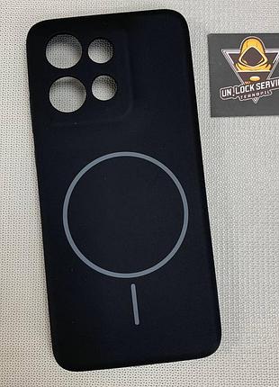 Чехол motorola edge 50 neo magsafe softtouch мягкий противоударный черный
