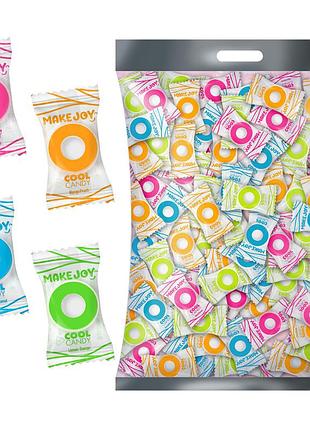 Цукерки пресовані кільця фруктові "cool candy" mix, 800 гр. мікс смаків
