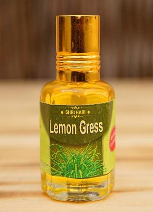 Парфумерна олія лимонник вриндаван lemon grass oil 10ml. bm