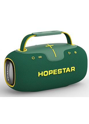 Портативна колонка hopestar party 150 з rgb-підсвіткою, зелена