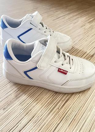 Кросівки levi`s new boulevard white blue