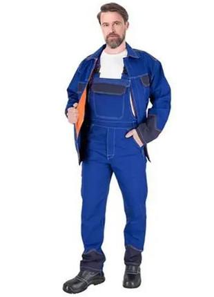 Костюм сварщика рабочий защитный, куртка и полукоминезон, рабочая униформа, спец одежда, рабочий костюм 60