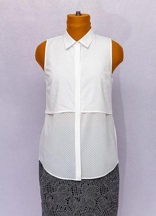 Легкая блуза свободного кроя без рукавов ✂️opus 📍размер 36 (s-m, oversize, мерки в описании)
