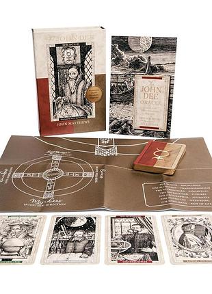 Карты оракул джона ди: мудрость от мага королевы елизаветы - the john dee oracle: wisdom from queen elizabeth's magician.