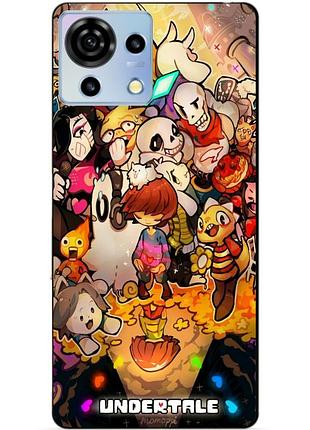 Силіконовий чохол бампер для zte blade v50 vita з малюнком андертейл undertale