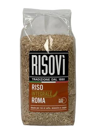 Рис risovo цілозерновий roma e riso integrale roma, 1000 г