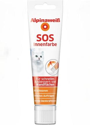 Краска для интерьера alpinaweiß sos 100мл