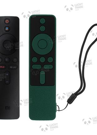 Силіконовий чохол sikai для оригінального пульта ду tv-приставки xiaomi mi box s м'ятний / чорний 2381p