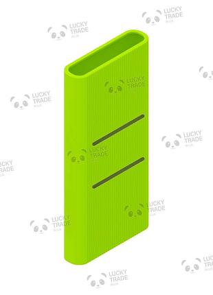 Силіконовий чохол xiaomi mi power bank 3 10000 mah 22.5 w pb1000dpdzm bhr5884gl з прорізом салатовий 224001p