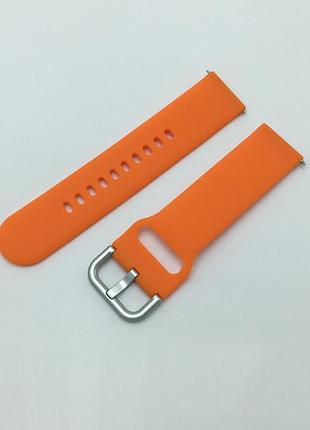 Силиконовый ремешок sport style active youth для xiaomi amazfit bip / lite / 20 мм оранжевый 2101p