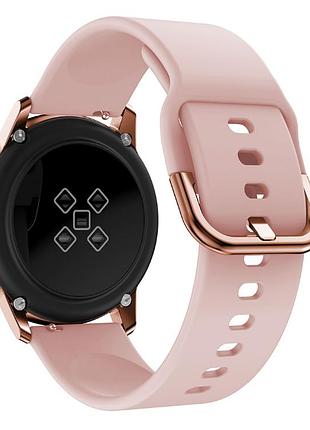 Силиконовый ремешок sport style active для xiaomi amazfit bip / lite / 20 мм розовый / бежевый 2096p