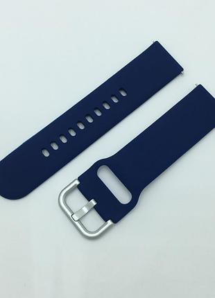 Силиконовый ремешок sport style active youth для xiaomi amazfit bip / lite / 20 мм синий 2101p
