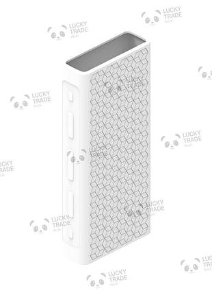 Силиконовый чехол xiaomi power bank 3 20000 mah plm18zm 18w / pb2022zm 22,5w белый 2624p