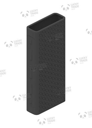 Силиконовый чехол xiaomi power bank 3 20000 mah plm18zm 18w / pb2022zm 22,5w черный 2624p