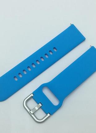 Силиконовый ремешок sport style active youth для xiaomi amazfit bip / lite / 20 мм голубой 2101p