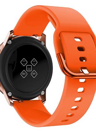 Силіконовий ремінець sport style active для xiaomi amazfit bip / lite / 20 мм помаранчевий 2096p