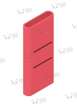 Силіконовий чохол xiaomi mi power bank 3 10000 mah 22.5 w pb1000dpdzm bhr5884gl з прорізом рожевий 224001p