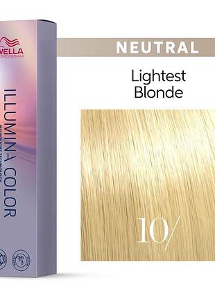 Краска для волос wella illumina сolor 2026 все тона 10/