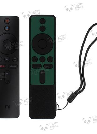 Силіконовий чохол sikai для оригінального пульта ду tv-приставки xiaomi mi box s чорний / м'ятний 2381p