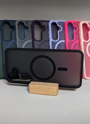 Samsung galaxy s25 fe чехол insane hybrid magnetic magsafe матовый противоударный pc+tpu