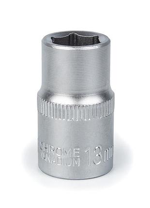 Головка торцевая автомобильная шестигранная 13 мм, 1/2, polax (25-086)