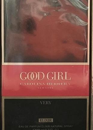 Парфумована вода carolina herrera good girl very elixir 80мл