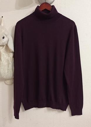 ​опис товару
мужской гольф (водолазка) m&amp;s extra fine merino wool.