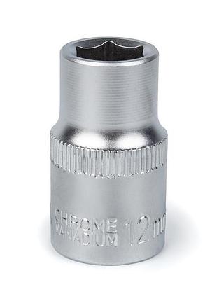 Головка торцевая автомобильная шестигранная 12 мм, 1/2, polax (25-085)