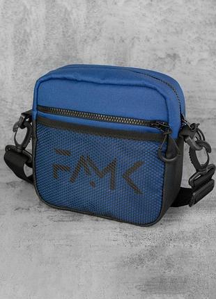 Сумка через плечо для мужчин и женщин famk sqr4, синий