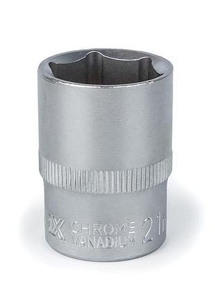 Головка торцевая автомобильная шестигранная 21 мм, 1/2, polax (25-093)
