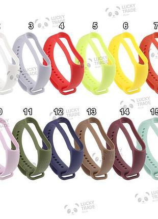 Ремешок xiaomi mi band 6 силиконовый двухцветный браслет с рамкой miband цвет на выбор
