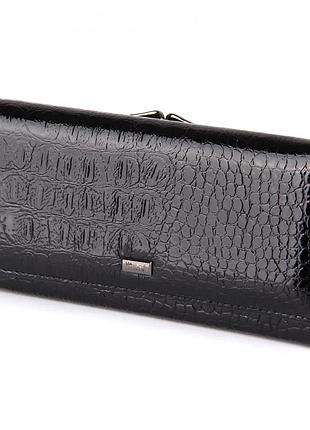 Кошелек кожаный лакированный питон vermari 72031-1302