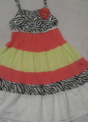 Шикарный сарафан sweet heart rose с американского зулили, на 8-10 лет.