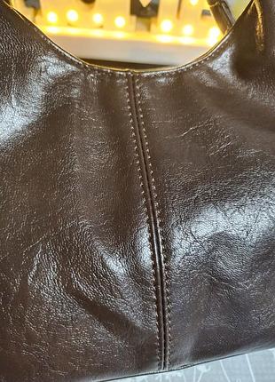 Новая сумка шоколадного цвета 6