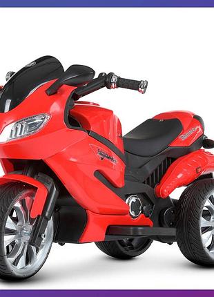 Детский электромотоцикл с пультом управления suzuki m 4204 красный