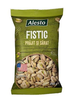 Фісташки alesto selection смажені солоні 250 г