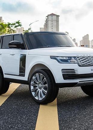 Дитячий електромобіль на акумуляторі джип range rover m 4175 з пультом р/у для дітей 3-8 років білий